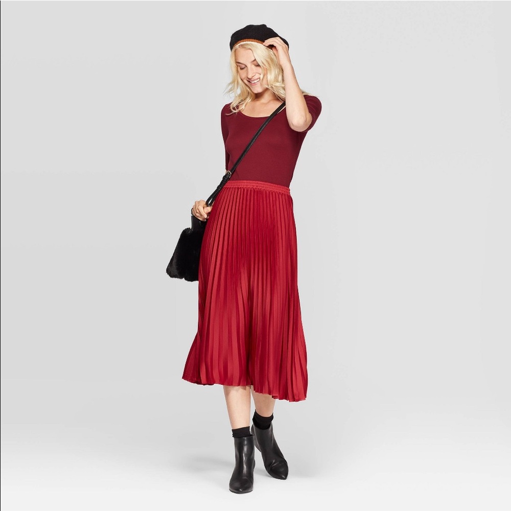 BRAND NWOT Skirt, pleated, A New Day